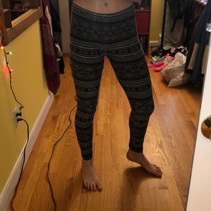 Soft patterned leggings